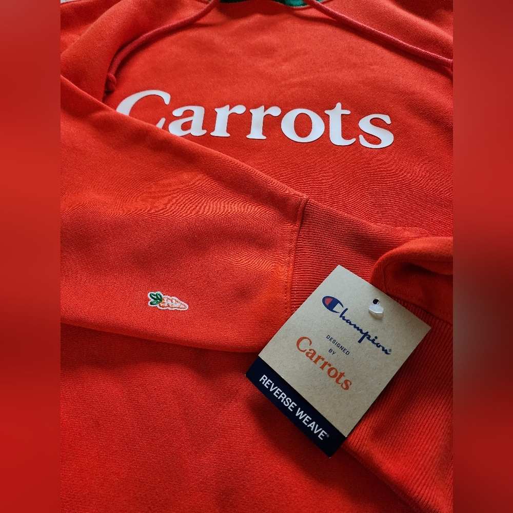 Champion Carrots Unisex Limited Edition Reverse Weave Pullover Hoodie Sweatshirt